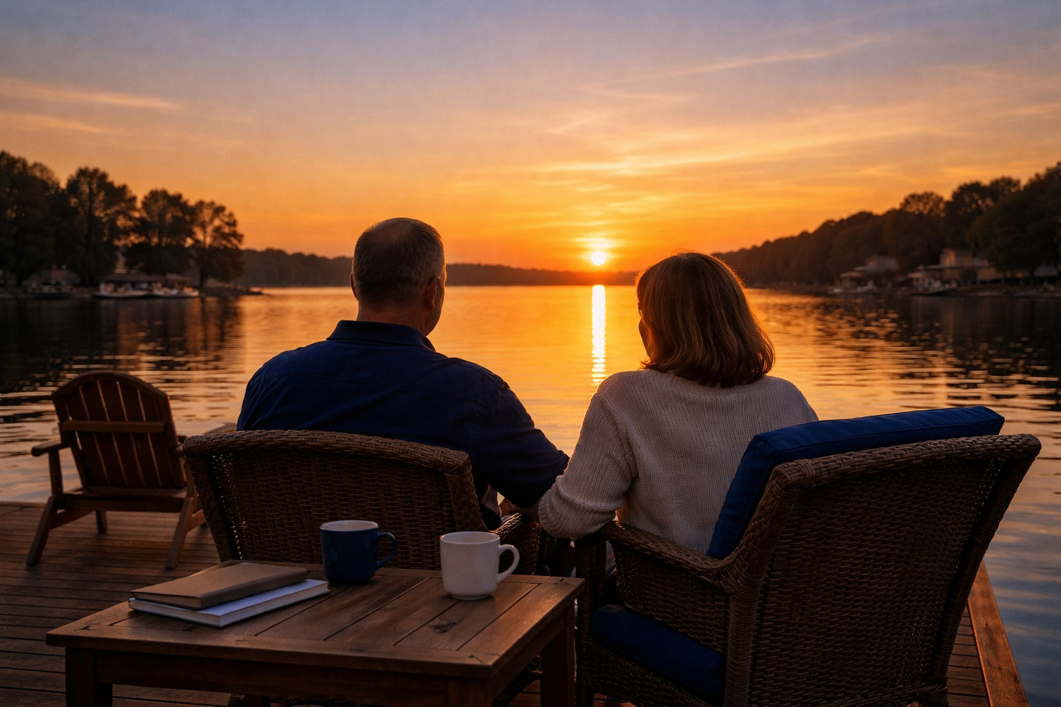 Couple enjoying retirement after thoughtful financial planning 